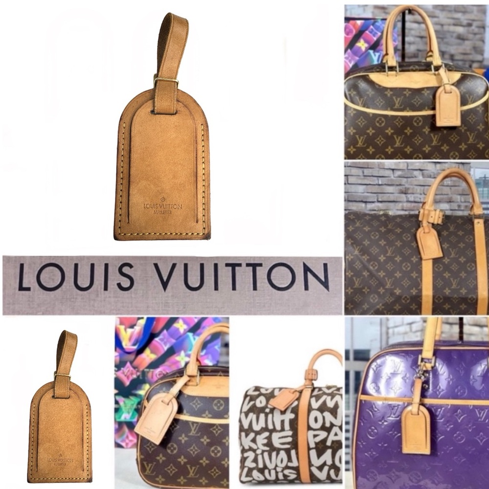 LOUIS VUITTON Vachetta Luggage Tag
